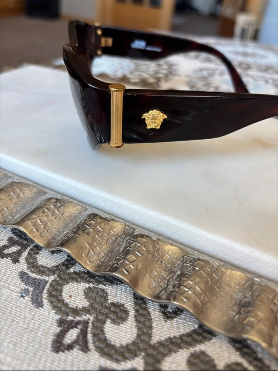 Gianni Versace 617 vintage sunglasses brown main image 9